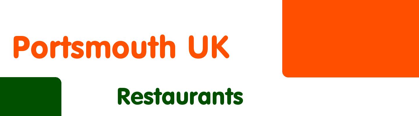 Best restaurants in Portsmouth UK - Rating & Reviews